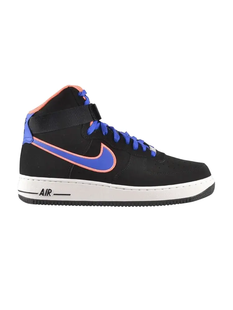 Кроссовки Nike Air Force 1 High, 07, Game Royal Bright Mango — изображение 1 из 1, черный