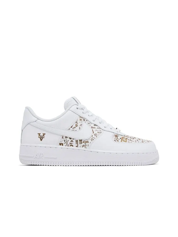 Кроссовки Nike Kith x Air Force 1 Low 'Just Us' Friends & Family Custom — изображение 2 из 9, белый