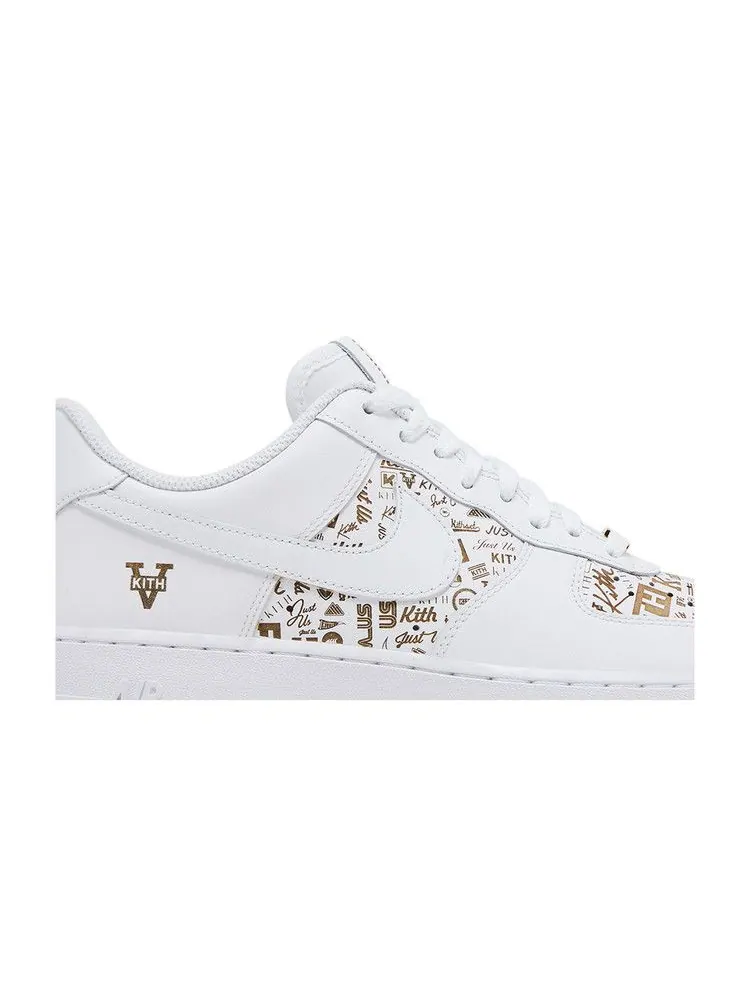 Кроссовки Nike Kith x Air Force 1 Low 'Just Us' Friends & Family Custom — изображение 3 из 9, белый