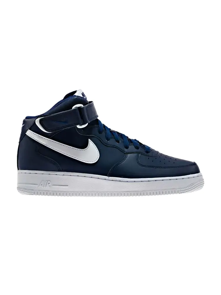 Кроссовки Nike Air Force 1 Mid '07 'Midnight Navy Blue' — изображение 1 из 1, синий