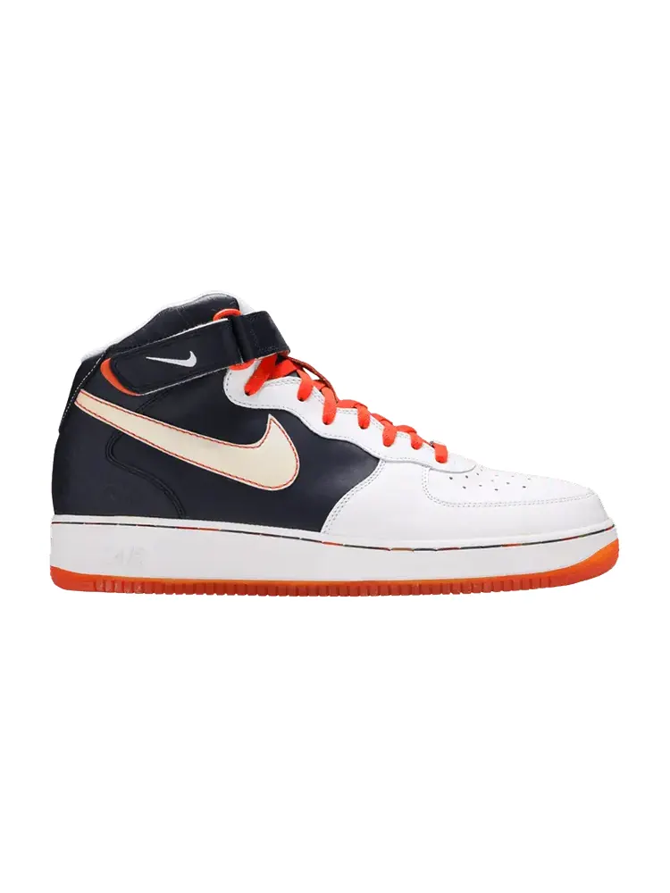 Кроссовки Nike Air Force 1 Mid '07 'Orange Blaze' — изображение 1 из 9, белый-оранжевый