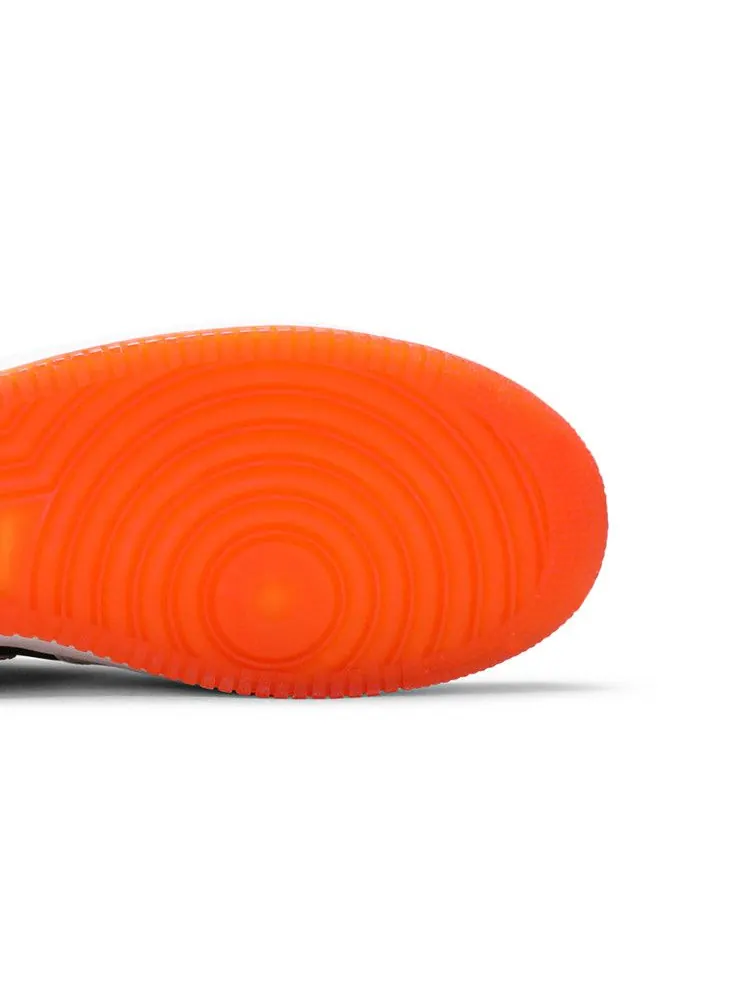 Кроссовки Nike Air Force 1 Mid '07 'Orange Blaze' — изображение 6 из 9, белый-оранжевый