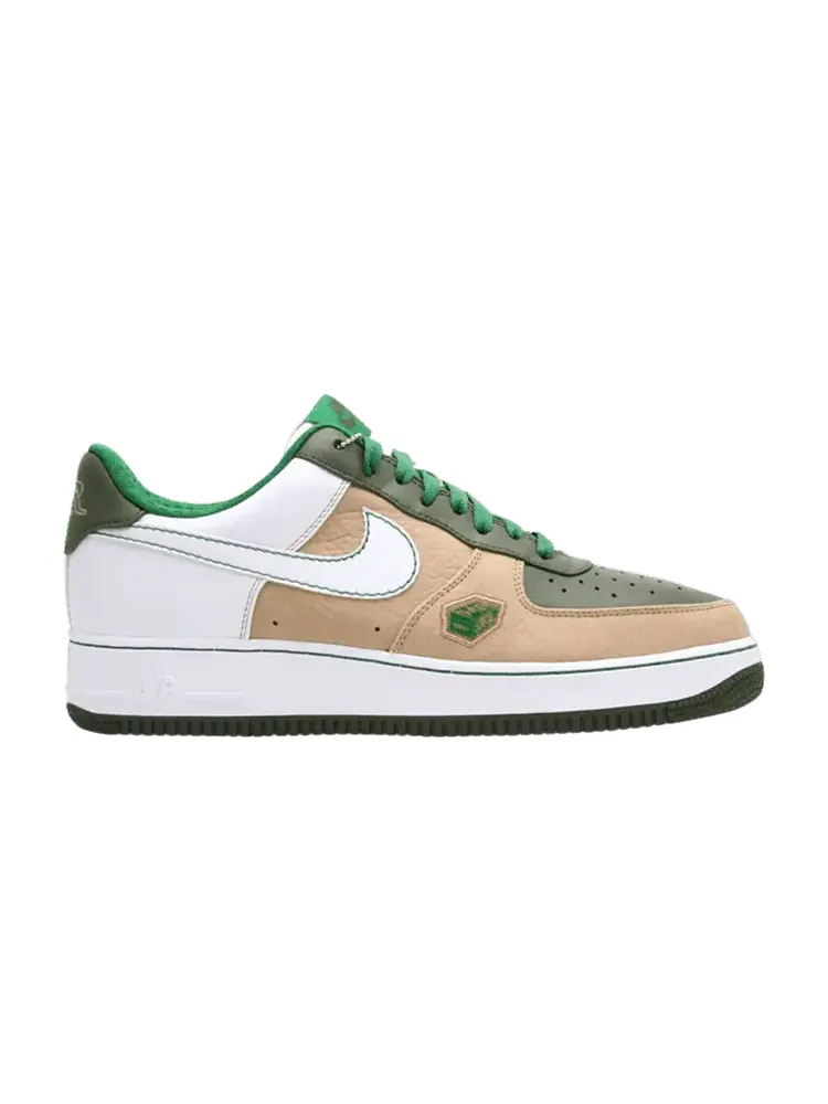Кроссовки Nike Air Force 1 Premium 07 — изображение 1 из 1, белый-оливковый-зеленый