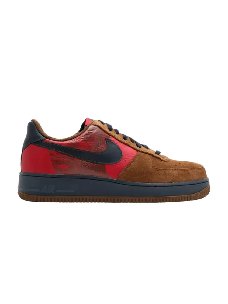 Кроссовки Nike Air Force 1 Premium 'Vince Carter' 2007 — изображение 1 из 1, темный хаки/-красный