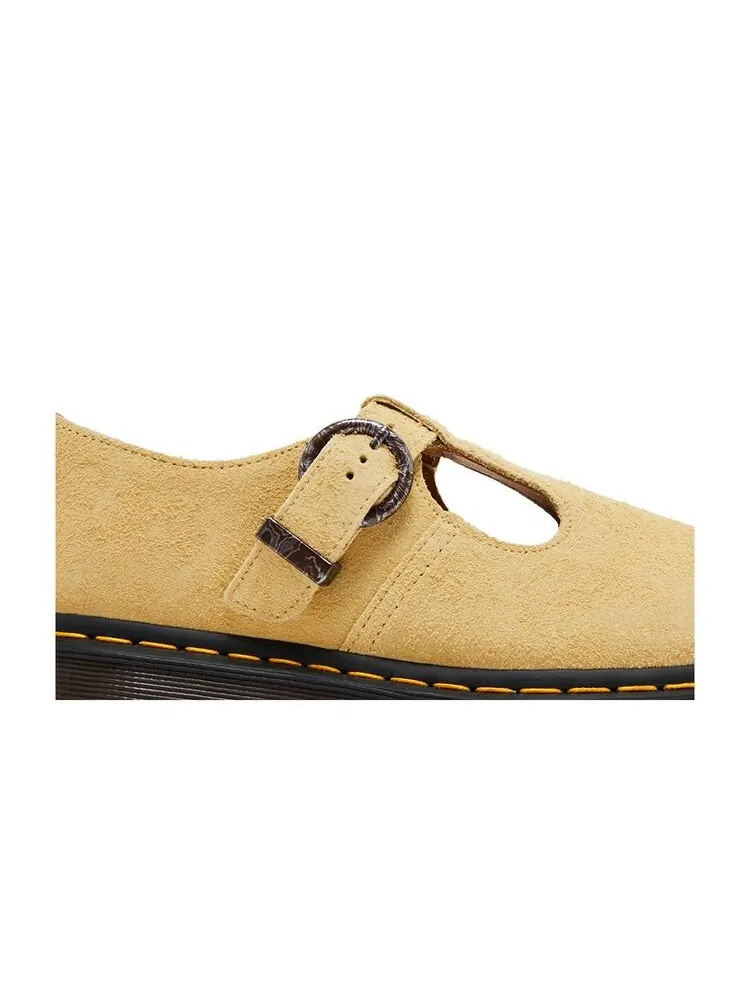 Кроссовки Dr. Martens T-Bar Mary Jane Hazy Yellow — изображение 2 из 6, желтый