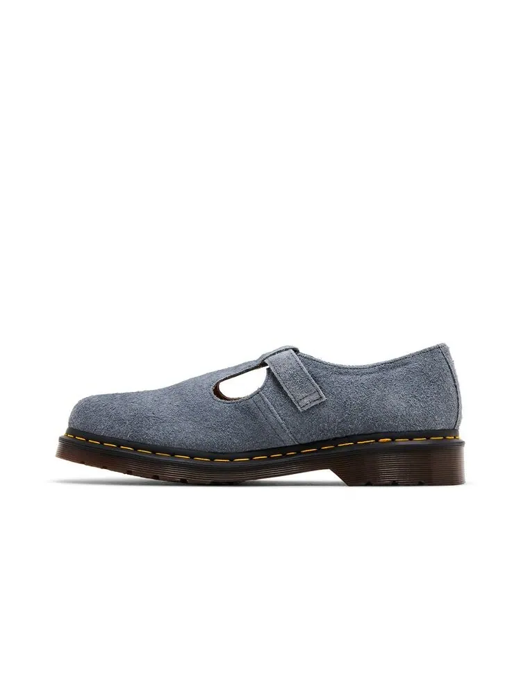 Кроссовки Dr. Martens T-Bar Suede Mary Jane Washed Denim — изображение 3 из 6, джинсовый синий