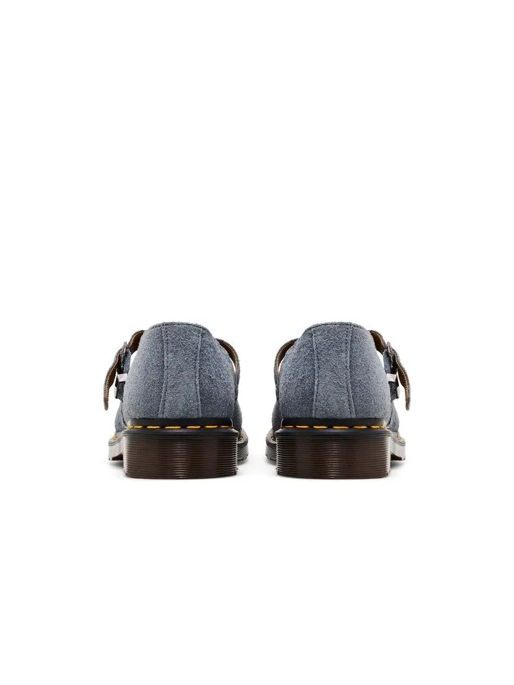 Кроссовки Dr. Martens T-Bar Suede Mary Jane Washed Denim — изображение 6 из 6, джинсовый синий