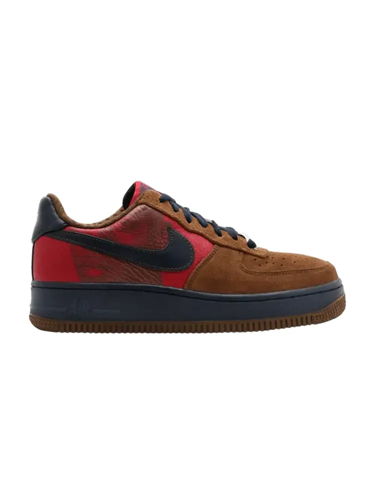 Кроссовки Nike Air Force 1 Premium Ns GS 'Vince Carter New Six' — изображение 1 из 1, темный хаки/-красный