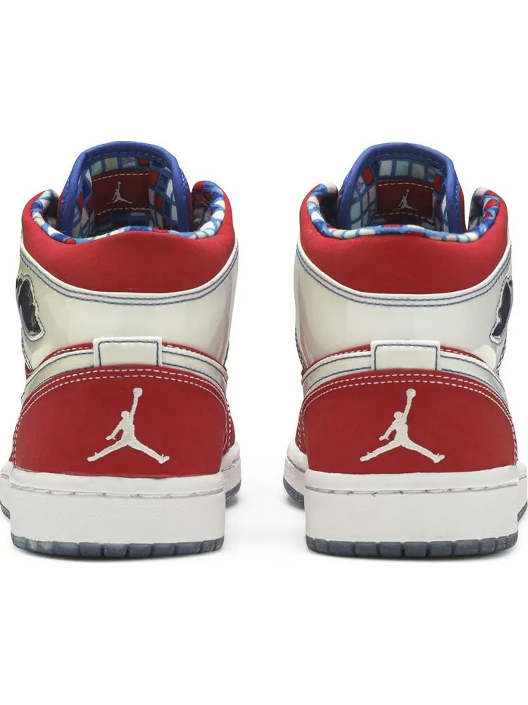 Кроссовки Air Jordan 1 Retro LS Sport Red — изображение 6 из 8, красный