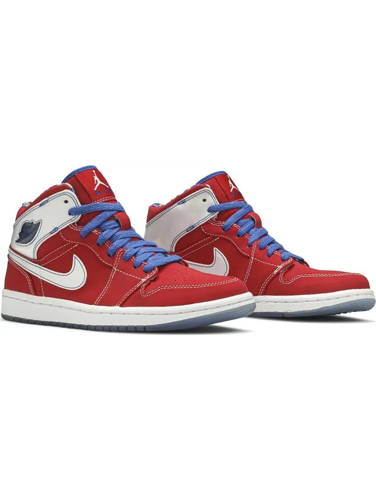 Кроссовки Air Jordan 1 Retro LS Sport Red — изображение 8 из 8, красный