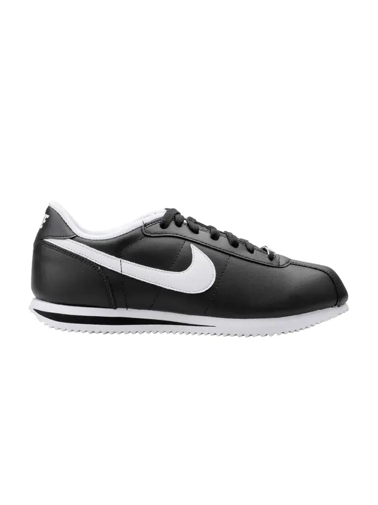 Кроссовки Nike Cortez Basic Leather 'Black White' — изображение 1 из 1, черный/белый