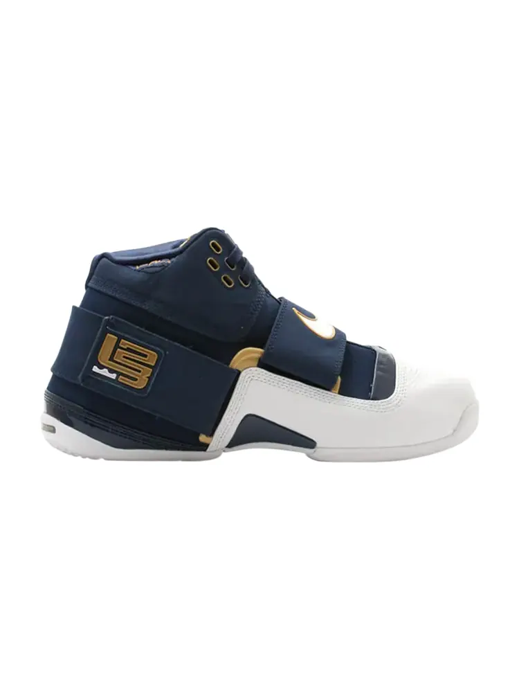 Кроссовки Nike LeBron Zoom Soldier 1 'Midnight Navy' — изображение 1 из 1, белый