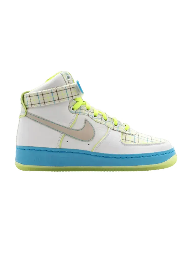Кроссовки Nike Wmns Air Force 1 Hi Spm I/O 07 — изображение 1 из 1, белый/--синий