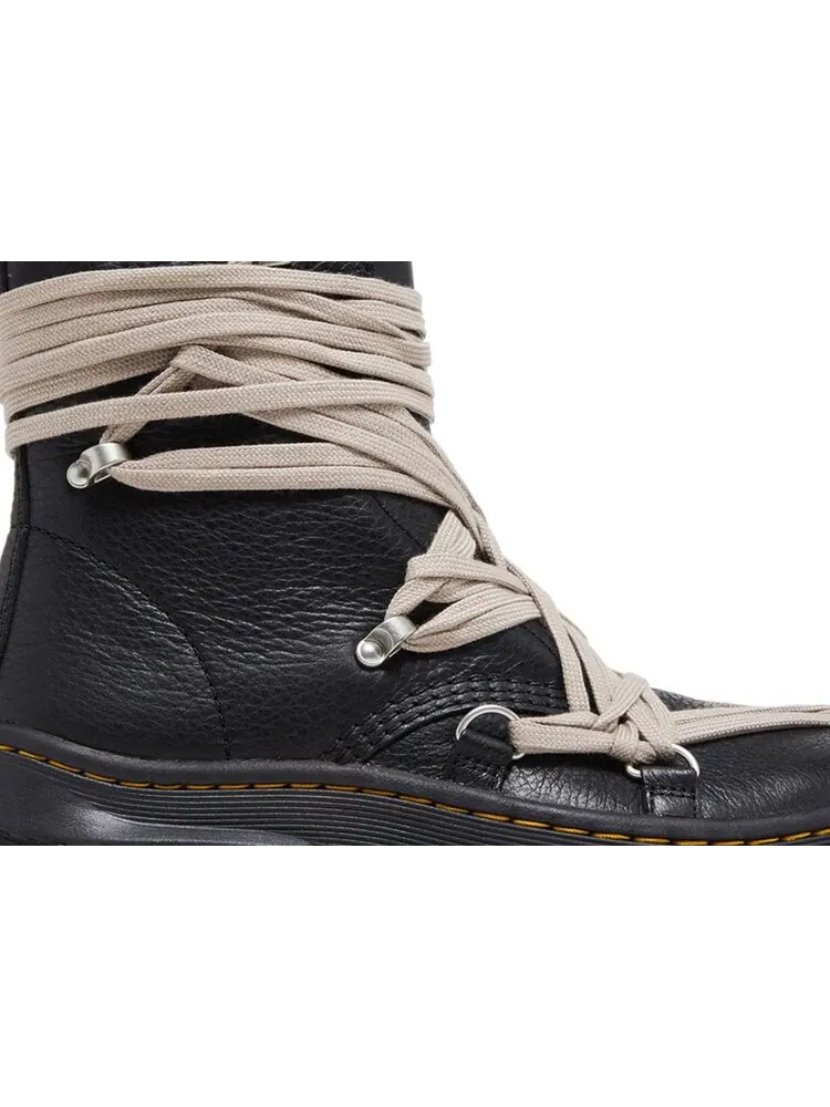 Ботинки Dr. Martens x Rick Owens DMXL Megalace Boot, коллаборация — изображение 2 из 4, черный