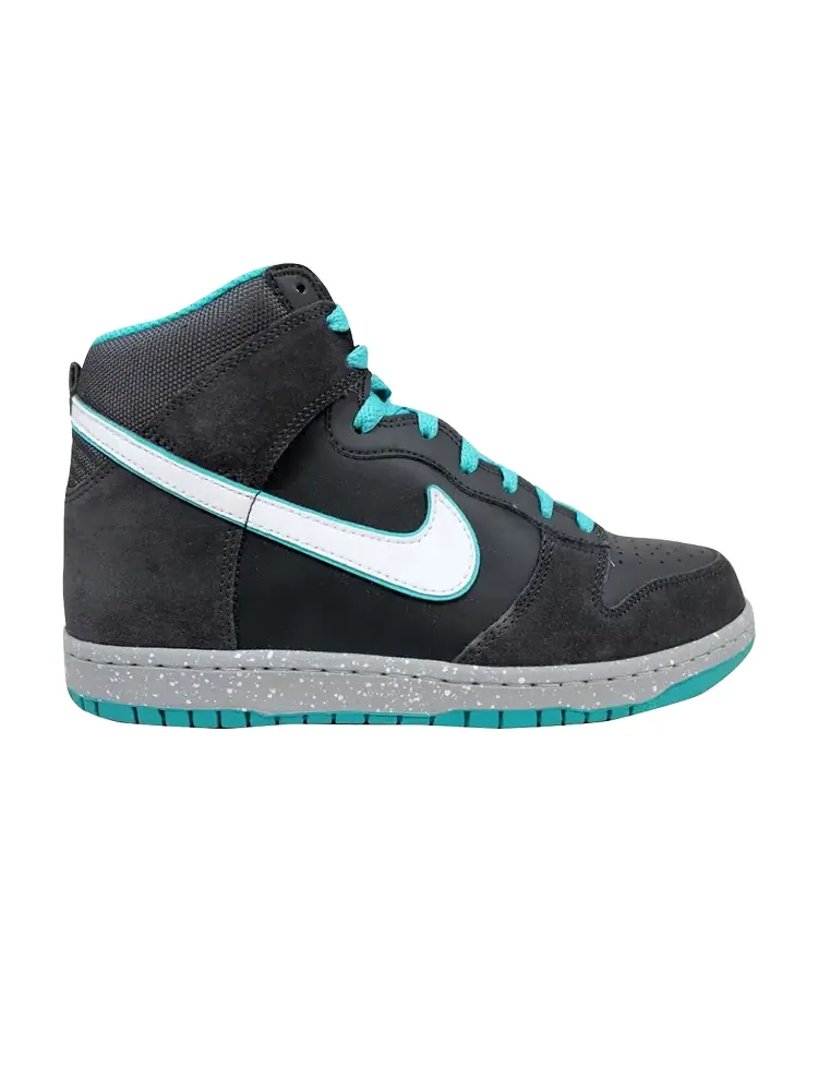 Кроссовки Nike Dunk High 'Anthracite Turquoise' — изображение 1 из 1, черный