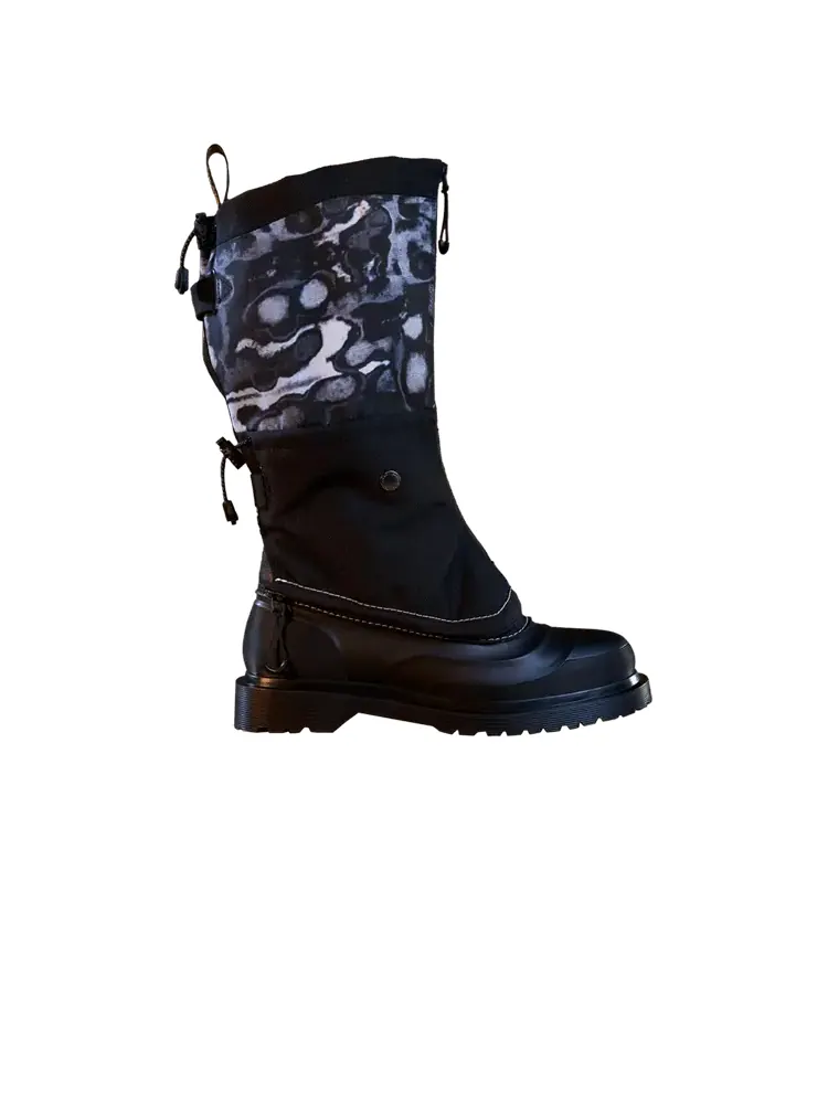 Ботинки Dr. Martens 1460 Sub комбинированные текстильные — изображение 1 из 1, черный