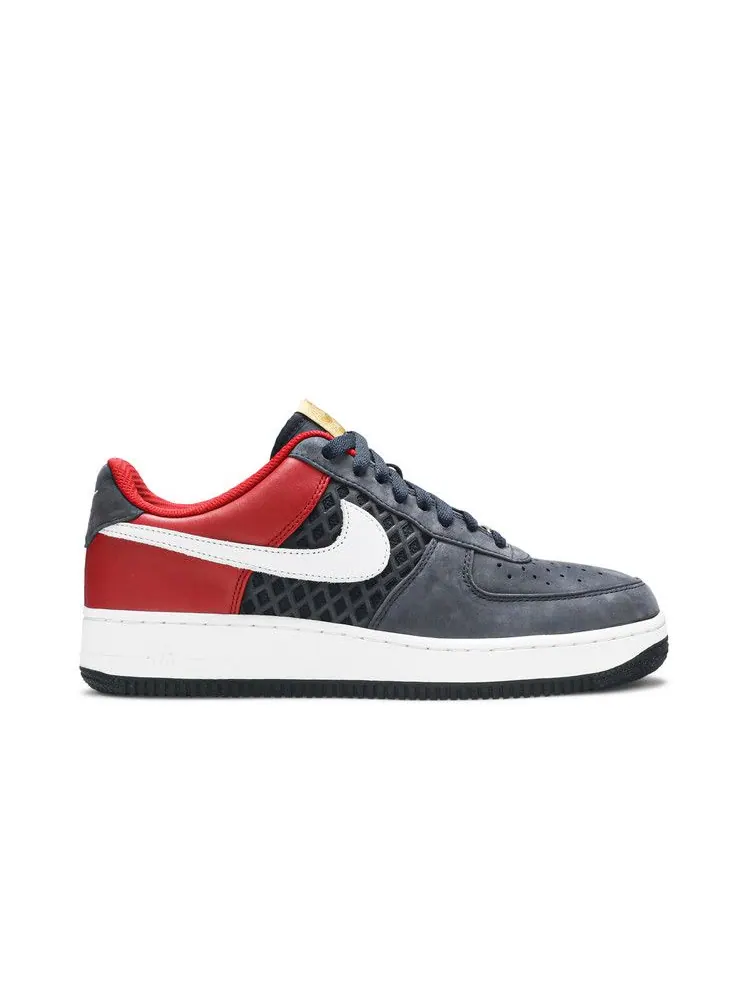 Кроссовки Nike Air Force 1 Low Premium 'Birds Nest' — изображение 2 из 9, темный/белый-красный
