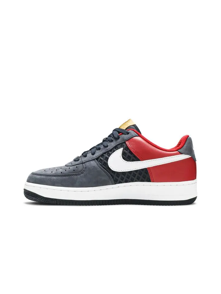 Кроссовки Nike Air Force 1 Low Premium 'Birds Nest' — изображение 4 из 9, темный/белый-красный