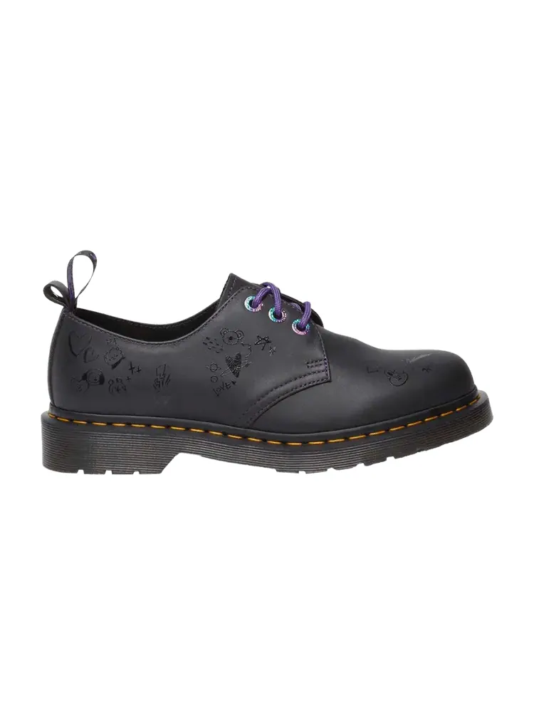 Кроссовки Dr. Martens BT21 x 1461 'Black', кожаные