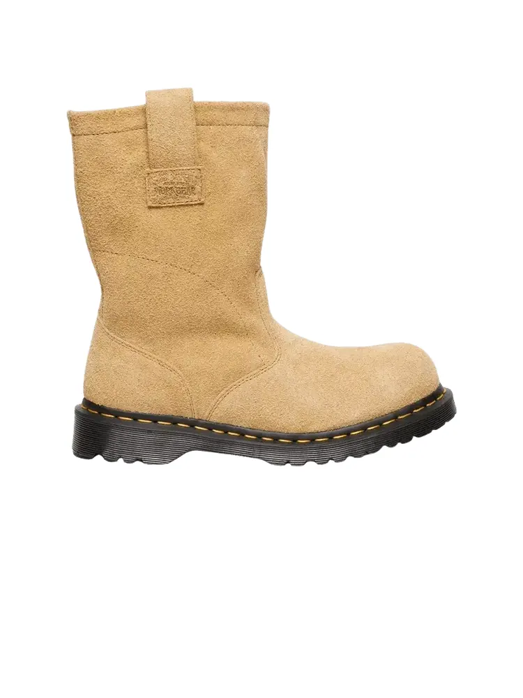 Ботинки Dr. Martens Stussy x 2295 Decon байкерские замшевые желто-коричневые — изображение 1 из 1, бежевый