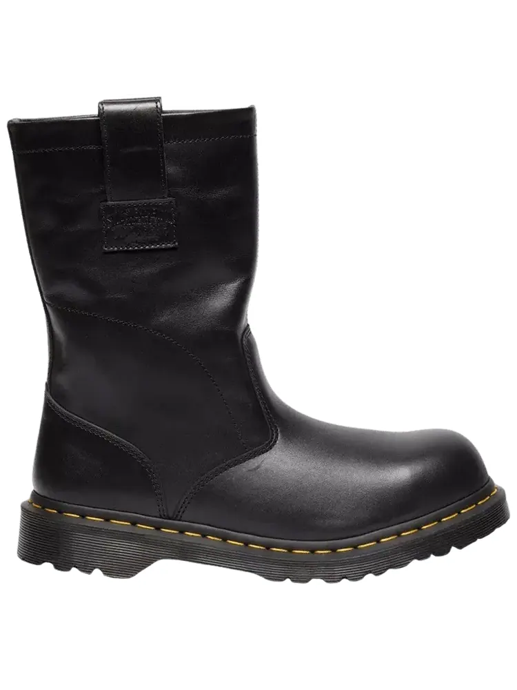 Ботинки мужские Dr. Martens Stussy x 2295 Decon кожаные байкерские черные — изображение 1 из 1, черный