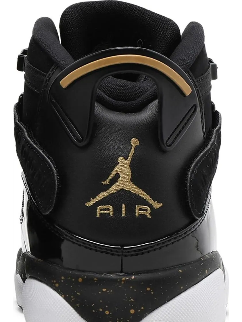 Кроссовки Air Jordan 6 Rings Black Metallic Gold — изображение 7 из 8, черный