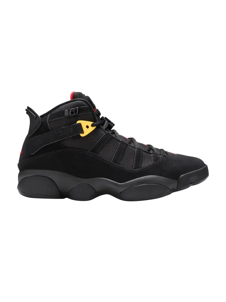 Кроссовки Air Jordan Jordan 6 Rings 'Black Red Sulfur' — изображение 1 из 9, черный/красный/темный