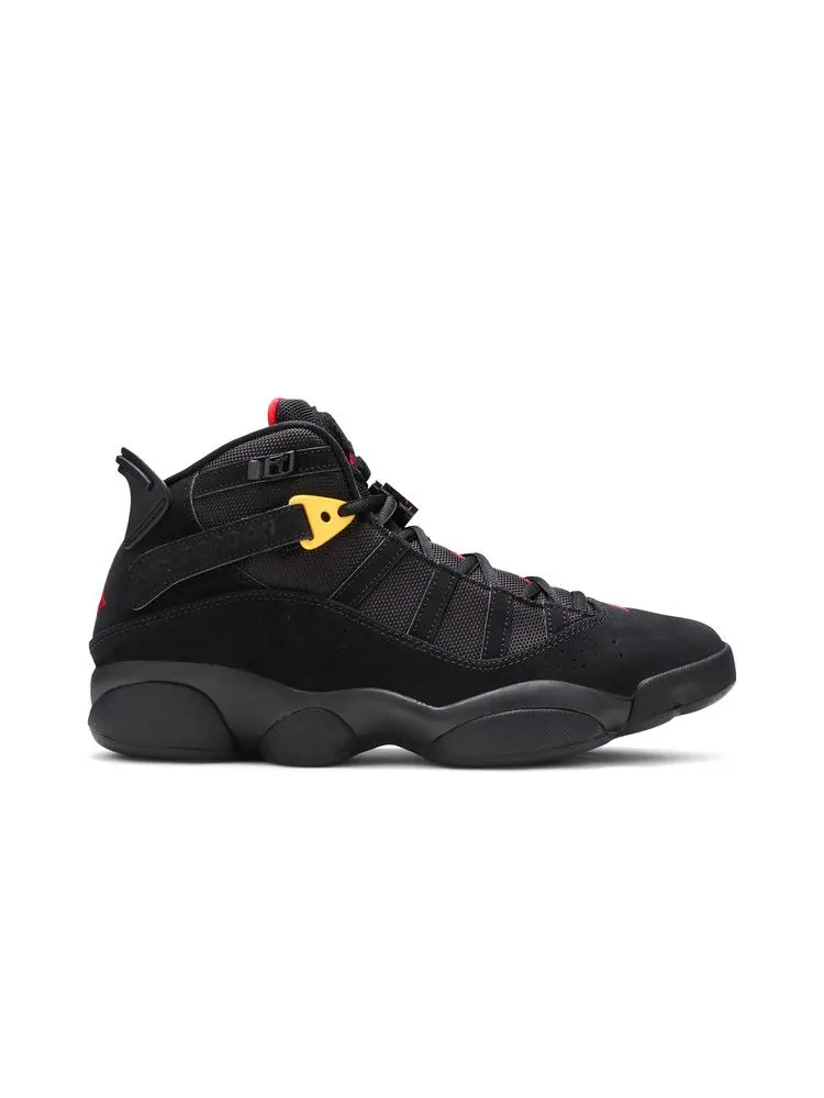 Кроссовки Air Jordan Jordan 6 Rings 'Black Red Sulfur' — изображение 2 из 9, черный/красный/темный