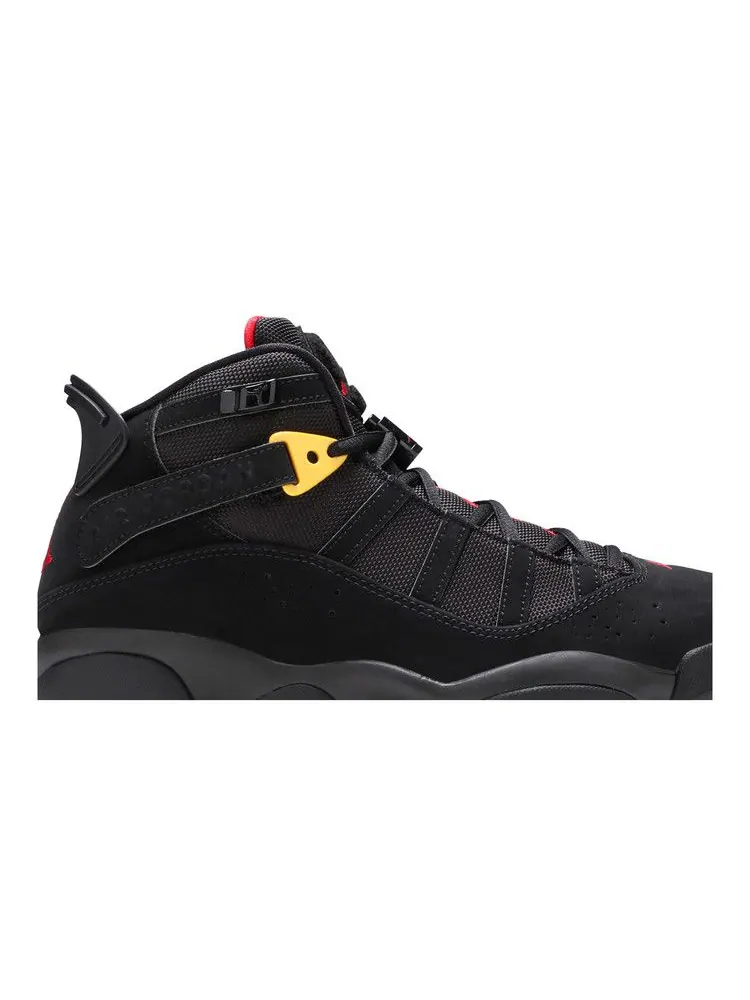 Кроссовки Air Jordan Jordan 6 Rings 'Black Red Sulfur' — изображение 3 из 9, черный/красный/темный