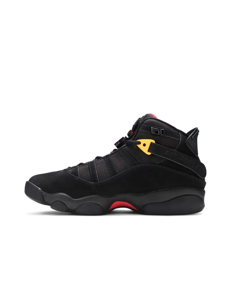 Кроссовки Air Jordan Jordan 6 Rings 'Black Red Sulfur' — изображение 4 из 9, черный/красный/темный
