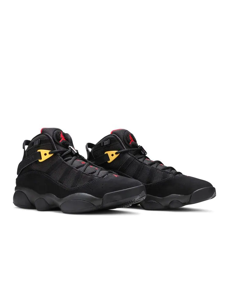 Кроссовки Air Jordan Jordan 6 Rings 'Black Red Sulfur' — изображение 9 из 9, черный/красный/темный