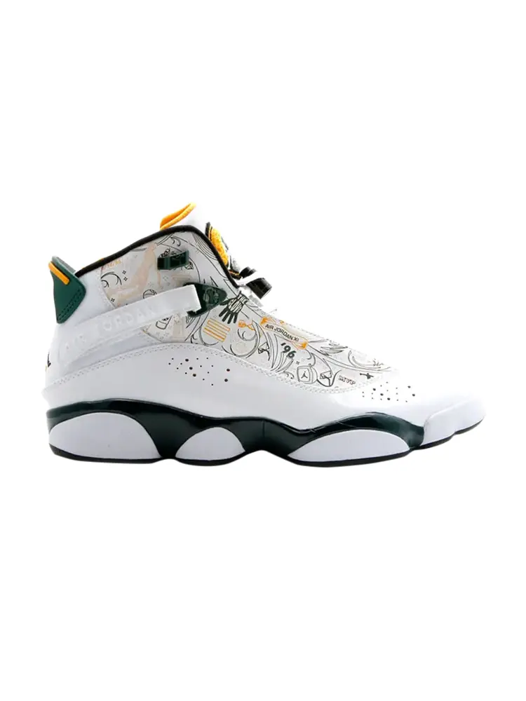 Кроссовки Air Jordan 6 Rings 'Seattle' — изображение 1 из 3, белый