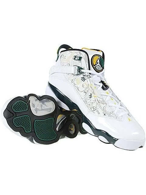 Кроссовки Air Jordan 6 Rings 'Seattle' — изображение 3 из 3, белый