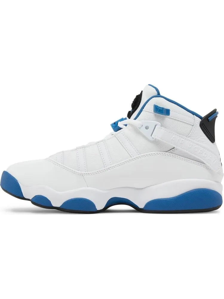 Кроссовки Jordan 6 Rings White Dark Marina Blue — изображение 3 из 8, белый