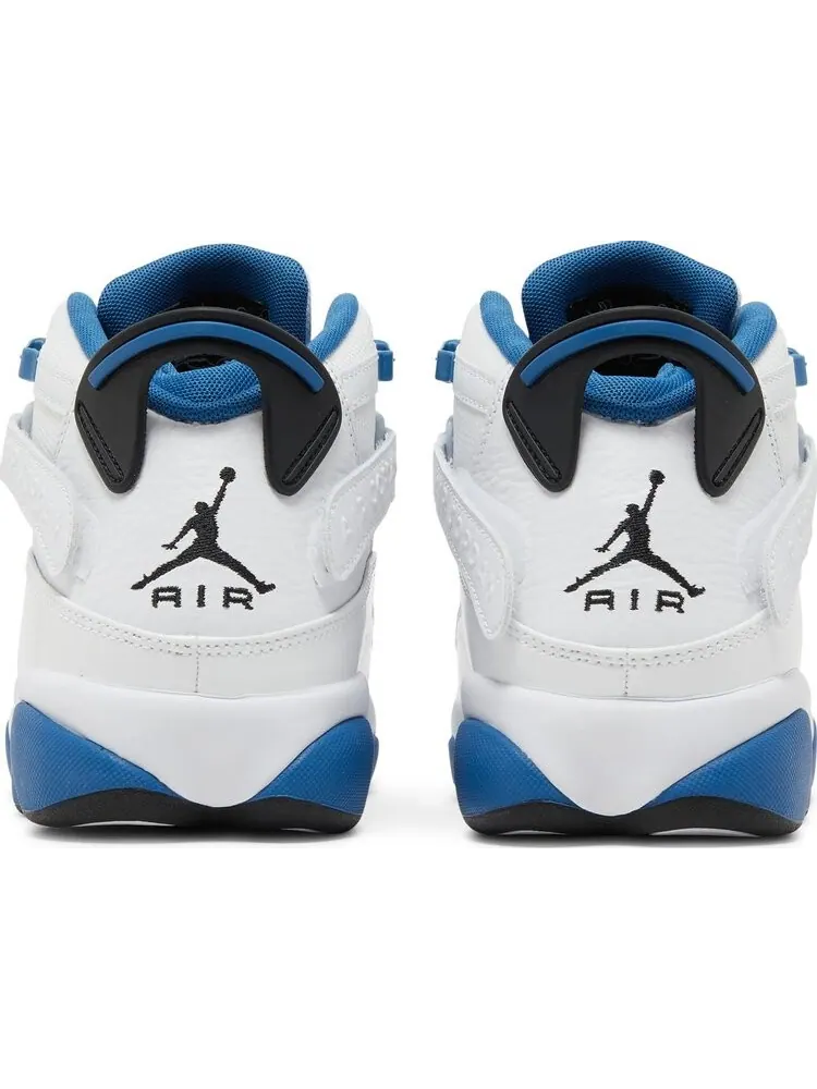 Кроссовки Jordan 6 Rings White Dark Marina Blue — изображение 6 из 8, белый