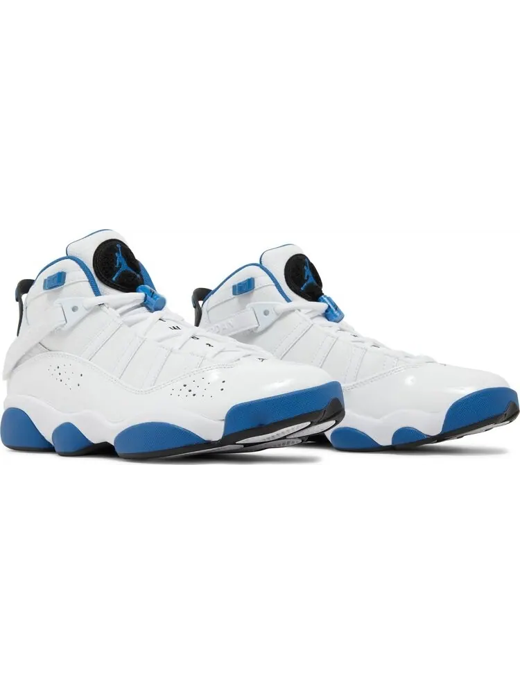 Кроссовки Jordan 6 Rings White Dark Marina Blue — изображение 8 из 8, белый