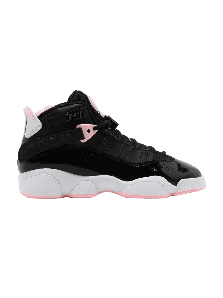 Кроссовки Air Jordan Jordan 6 Rings GS 'Black Arctic Punch' — изображение 1 из 9, черный//белый