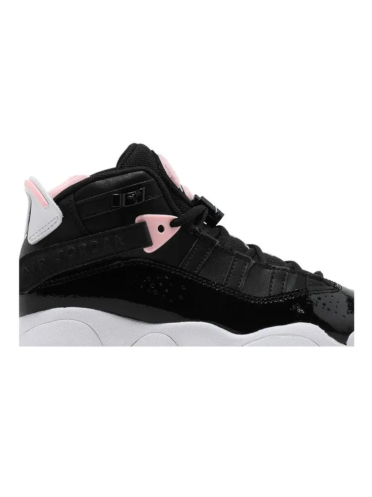 Кроссовки Air Jordan Jordan 6 Rings GS 'Black Arctic Punch' — изображение 3 из 9, черный//белый