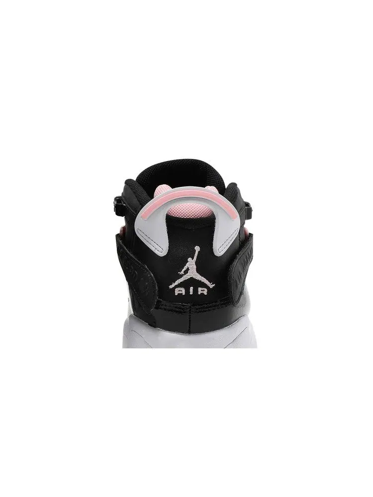 Кроссовки Air Jordan Jordan 6 Rings GS 'Black Arctic Punch' — изображение 8 из 9, черный//белый