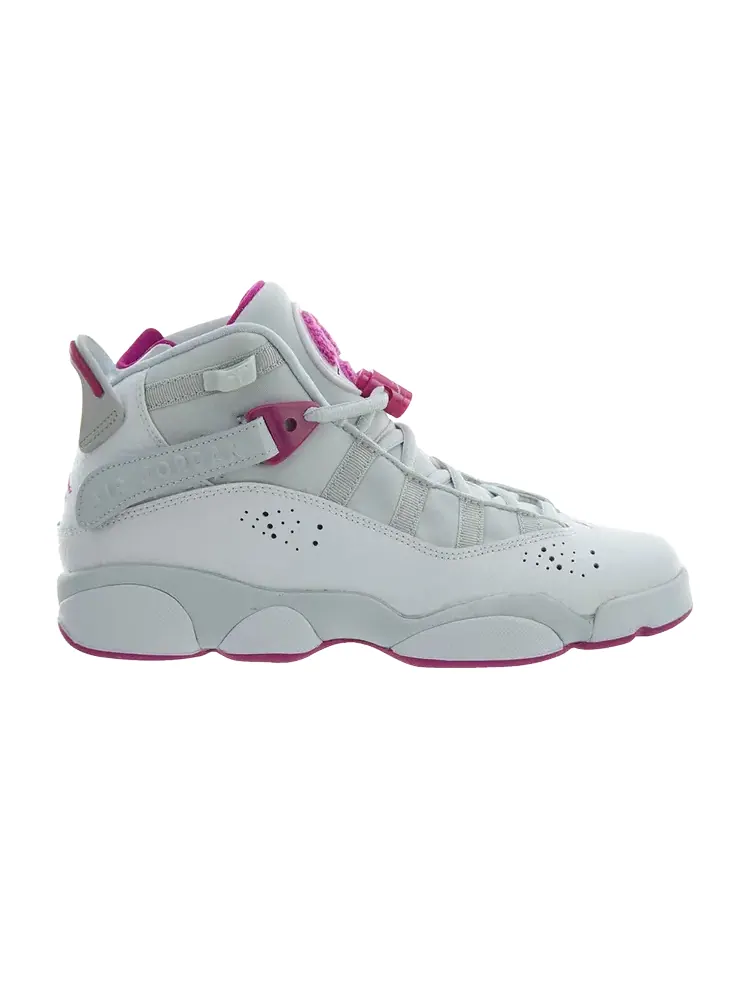 Кроссовки Air Jordan Jordan 6 Rings GS 'Platinum Fuchsia' — изображение 1 из 1, серый