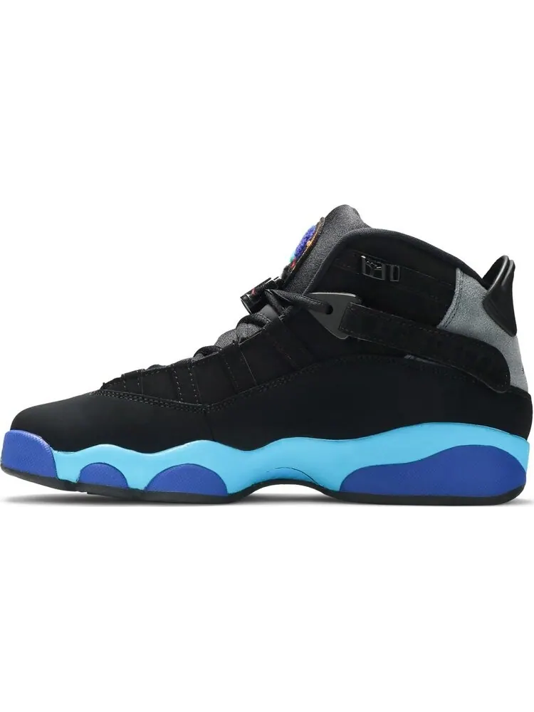 Кроссовки Jordan 6 Rings GS Aqua — изображение 3 из 8, черный