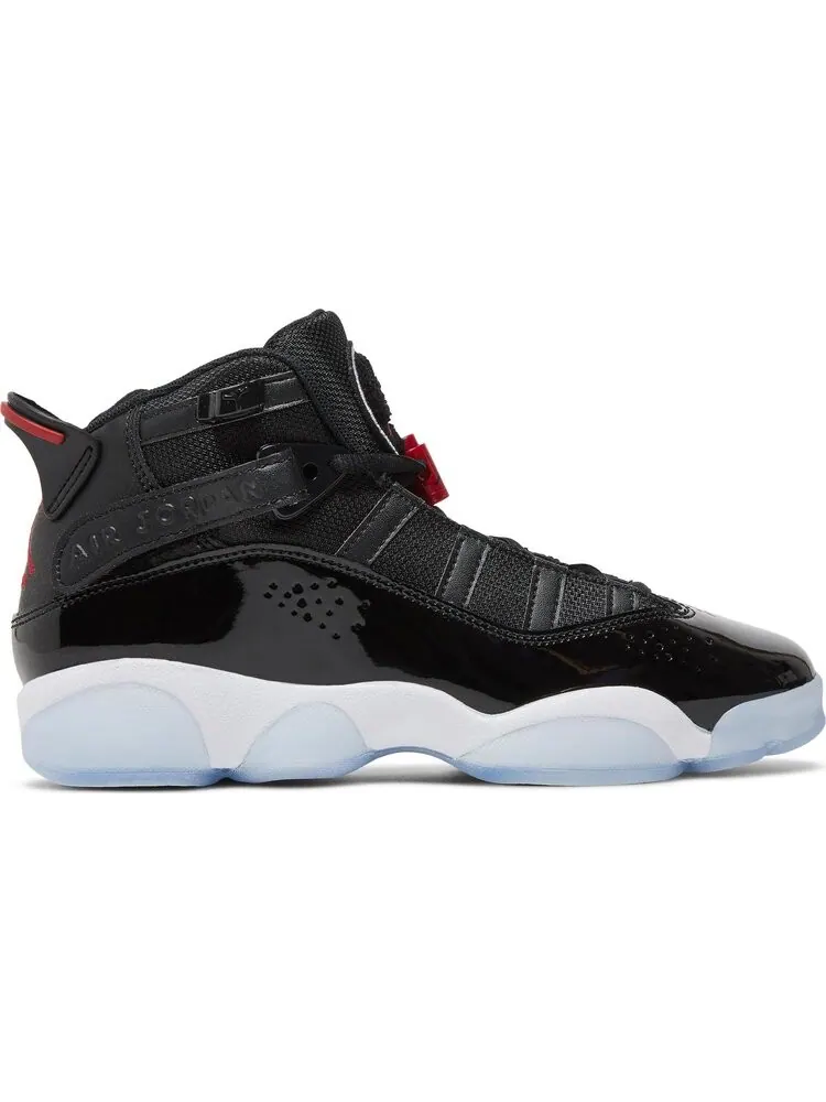 Кроссовки Jordan 6 Rings GS Black Gym Red — изображение 1 из 8, черный