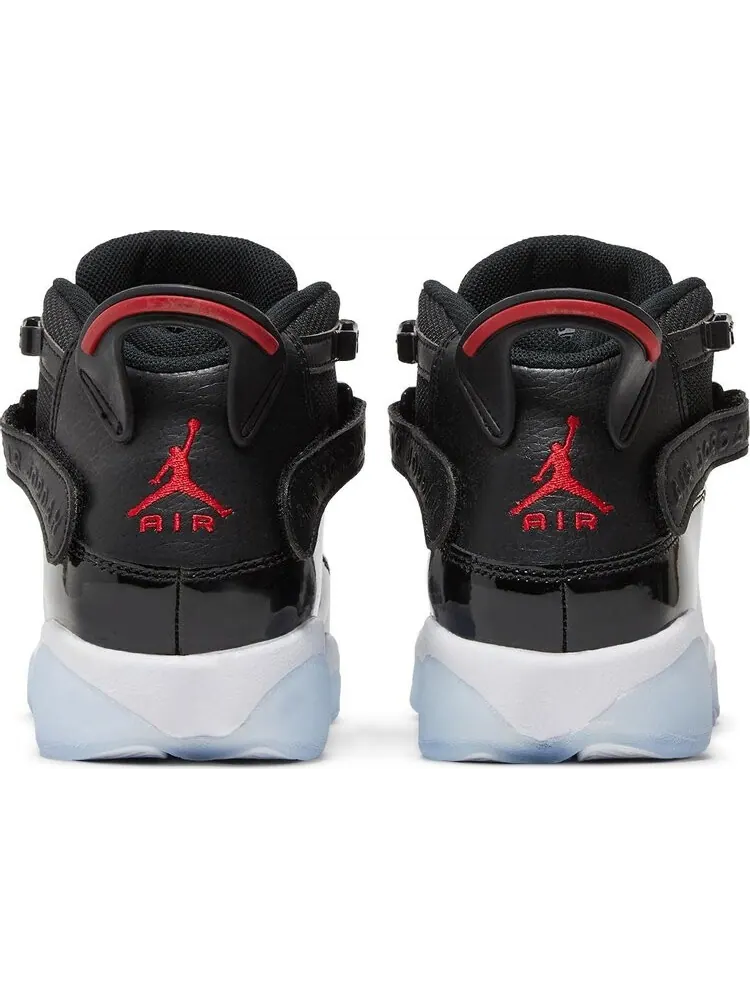 Кроссовки Jordan 6 Rings GS Black Gym Red — изображение 6 из 8, черный