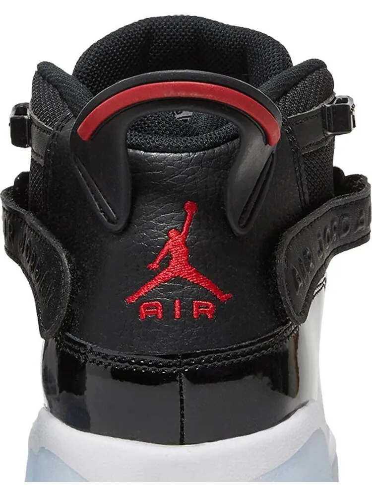 Кроссовки Jordan 6 Rings GS Black Gym Red — изображение 7 из 8, черный