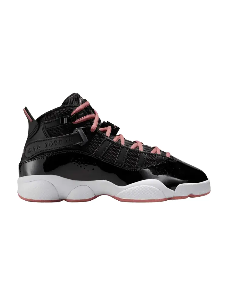 Кроссовки Jordan 6 Rings GS 'Black Rust Pink' — изображение 1 из 1, черный розовый