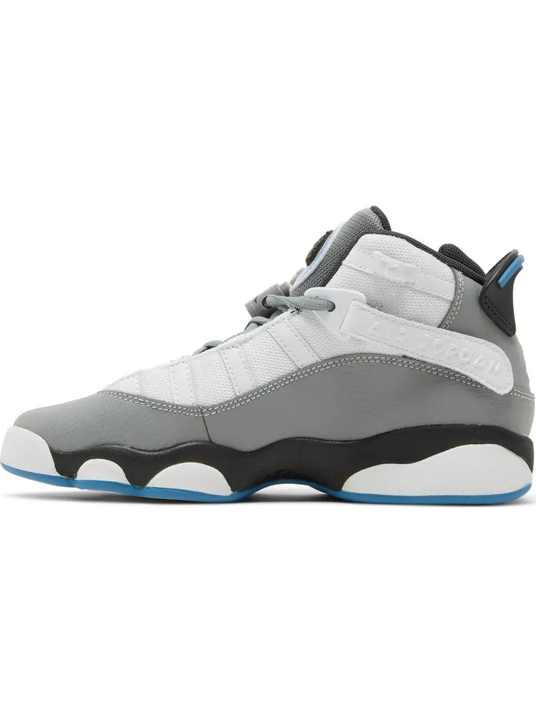 Кроссовки Jordan 6 Rings GS White Particle Grey — изображение 3 из 8, белый