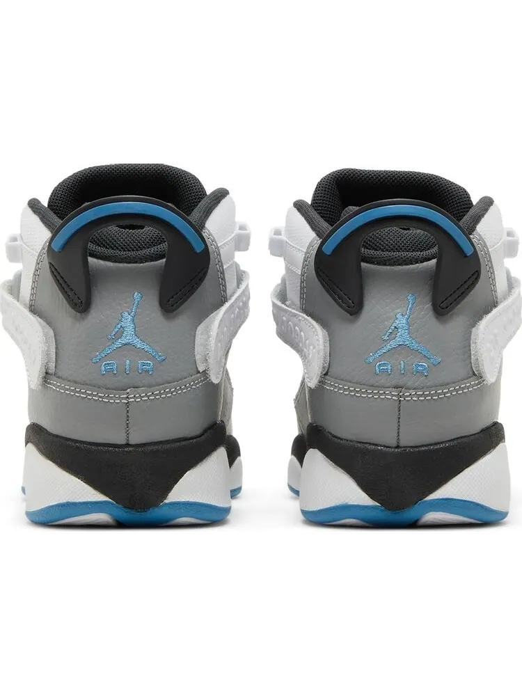 Кроссовки Jordan 6 Rings GS White Particle Grey — изображение 6 из 8, белый