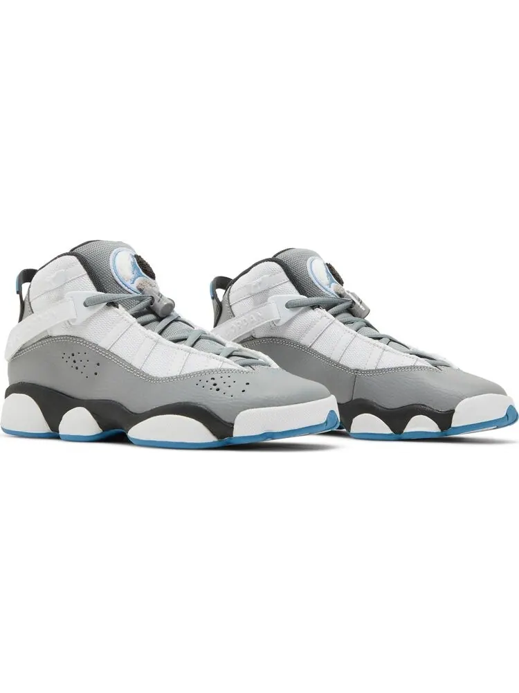 Кроссовки Jordan 6 Rings GS White Particle Grey — изображение 8 из 8, белый