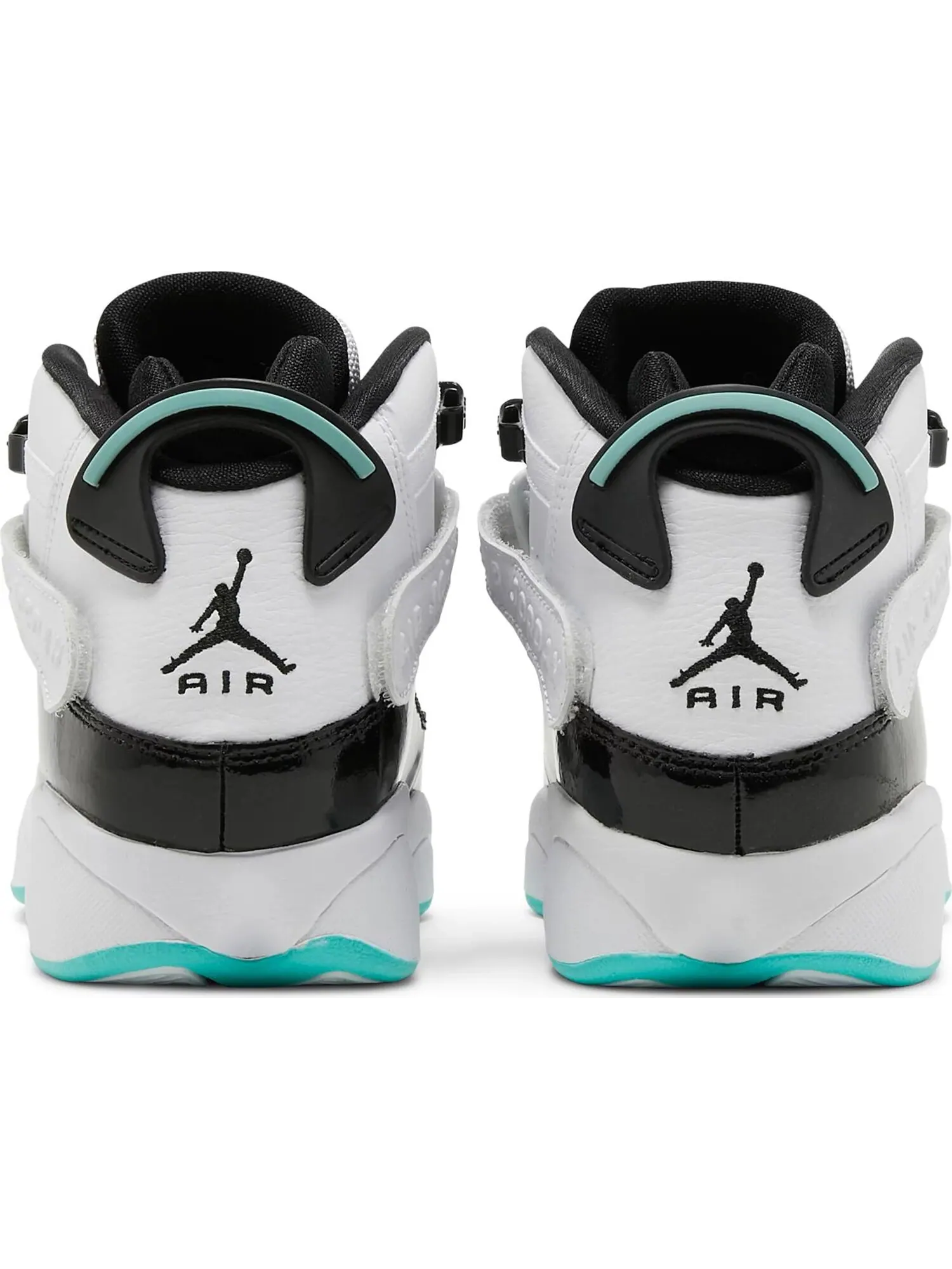 Кроссовки Nike Jordan 6 Rings GS — изображение 3 из 4, белый/черный/голубой