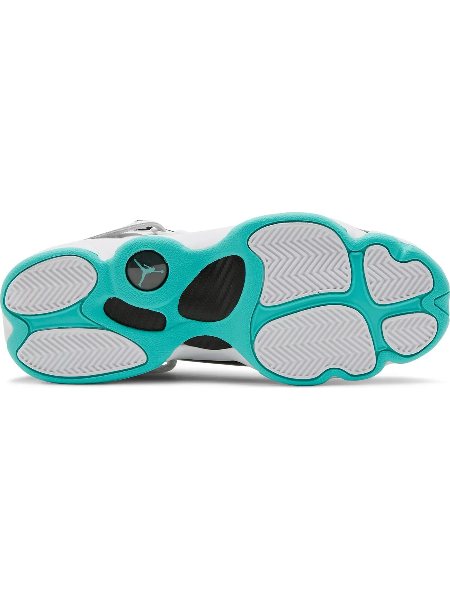 Кроссовки Nike Jordan 6 Rings GS — изображение 4 из 4, белый/черный/голубой